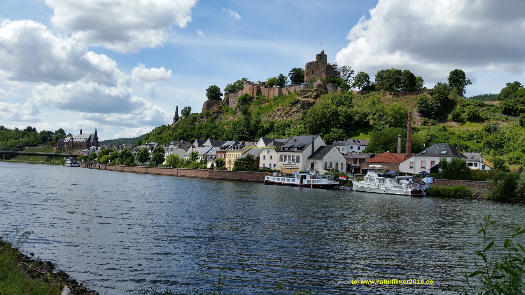 Saarburg, Burganlage und Saar