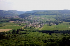 Blick von Maunert in 2015 auf Taben-Rodt