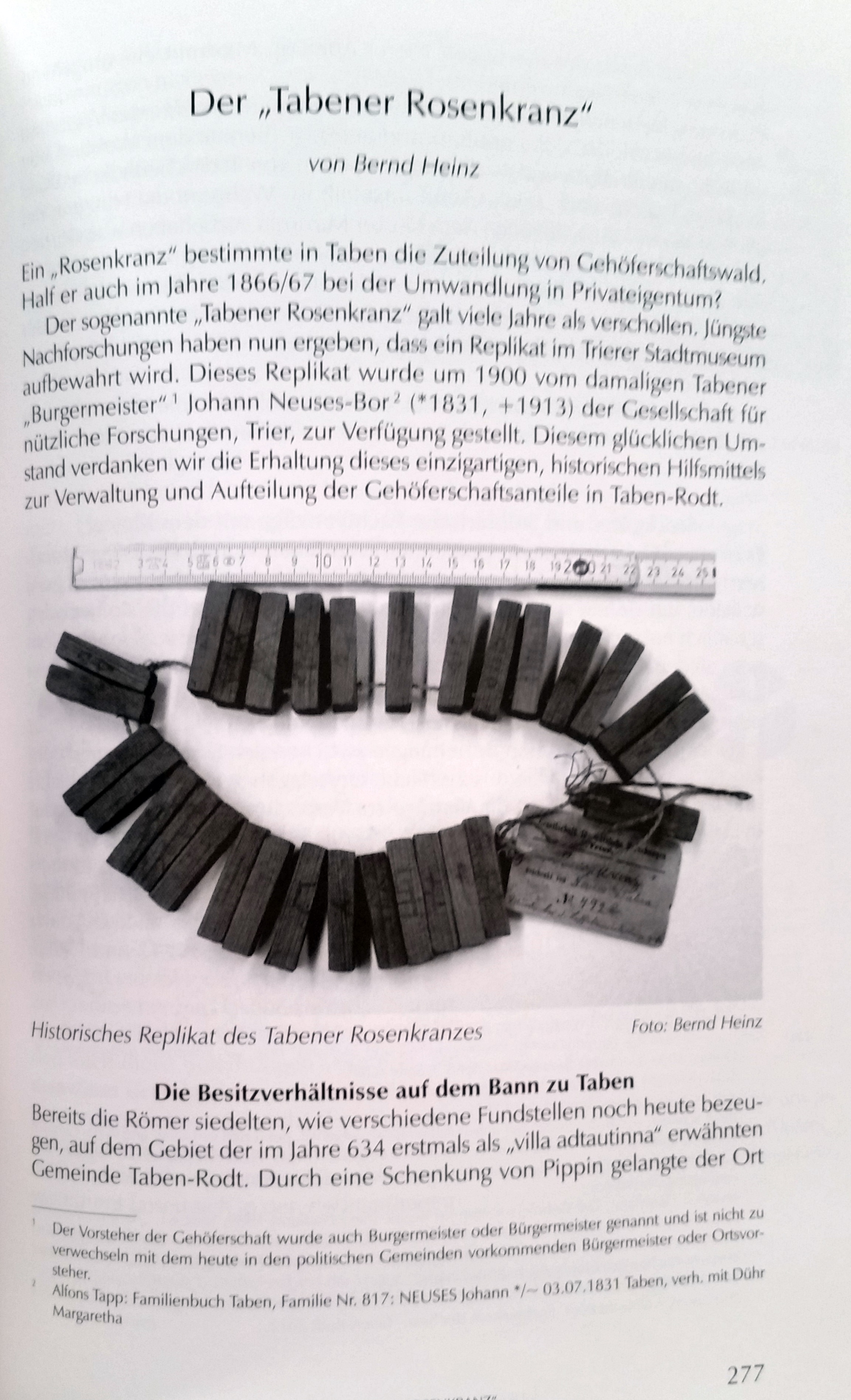Jahrbuch 2015 Beitrag: Der Tabener Rosenkranz